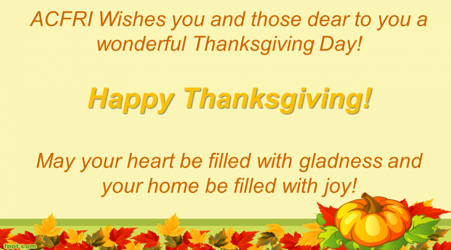 Thanksgiving Message